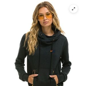 Aviator Nation NINJA PULLOVER HOODIE - CHARCOAL